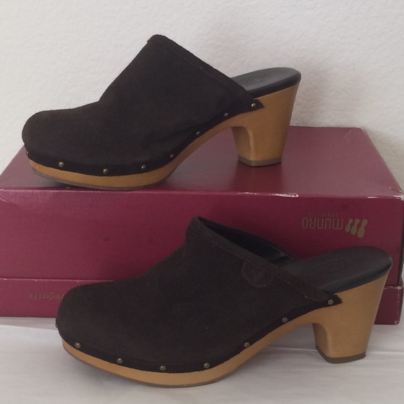 suede clogs american eagle